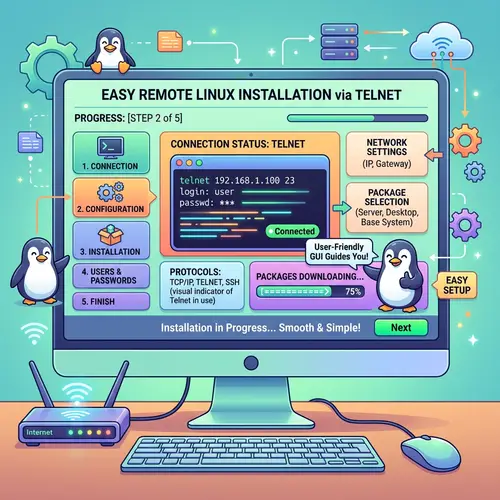 Easy Linux Installation via Telnet | Step-by-Step Guide