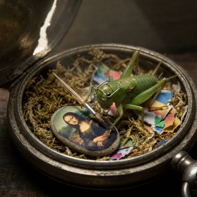 The Cricket Painter: Unique Art from a Peculiar Era