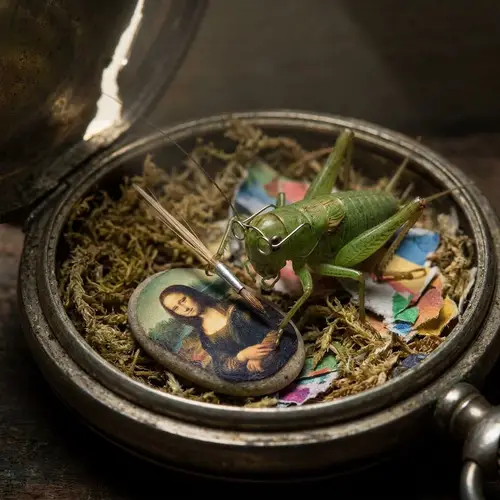 The Cricket Painter: Unique Art from a Peculiar Era