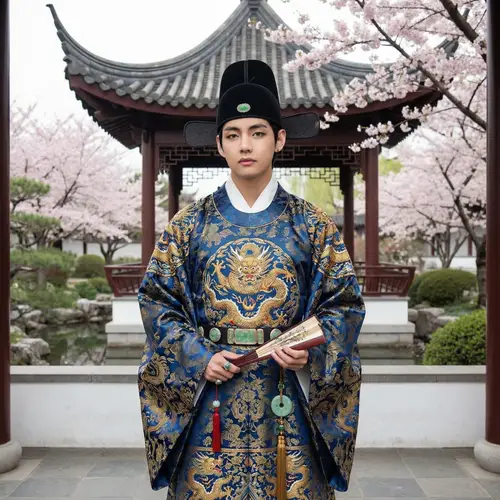 BTS Kim Taehyung as a Chinese Prince Artwork