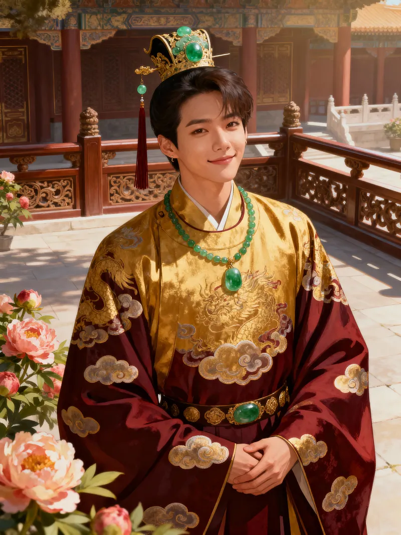 BTS Kim Taehyung as a Chinese Prince Artwork