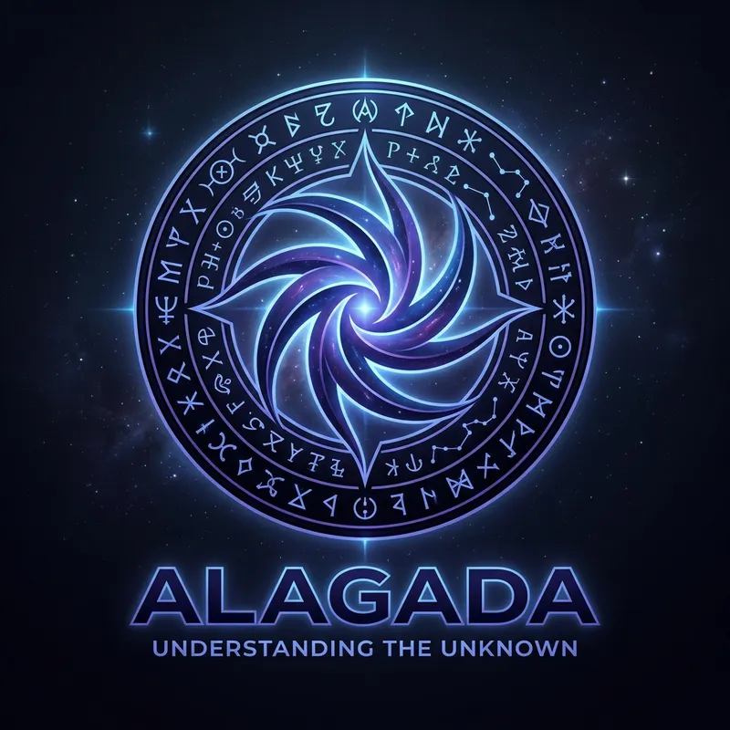 Mysterious Star Symbol Logo Design for Alagada Organization
