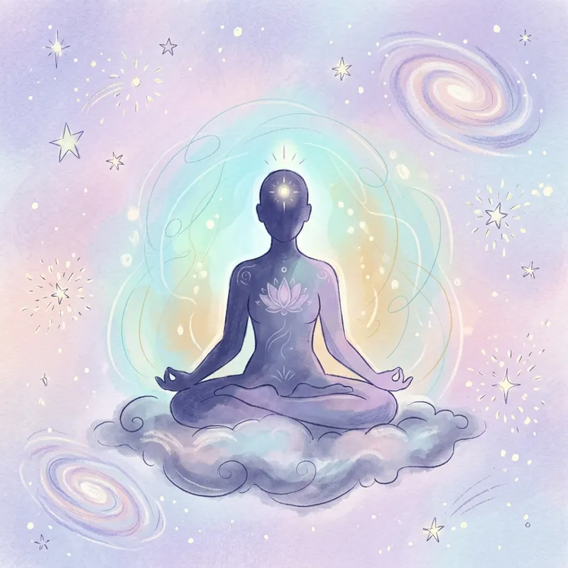 Spiritual Self Doodle for Meditation