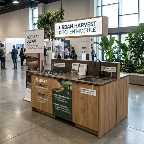 Attractive Kitchen Module - Floor Space Information