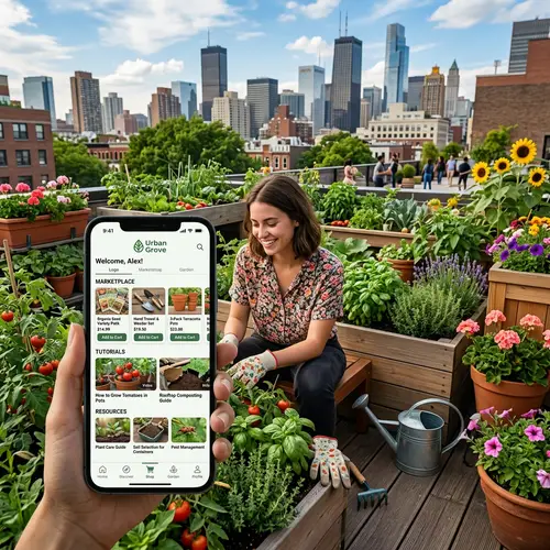 Urban Gardening: Mobile App for Modern Urban Oasis