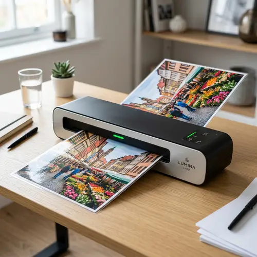 Stylish Modern Laminator for Paper | Sleek & Polished Finish