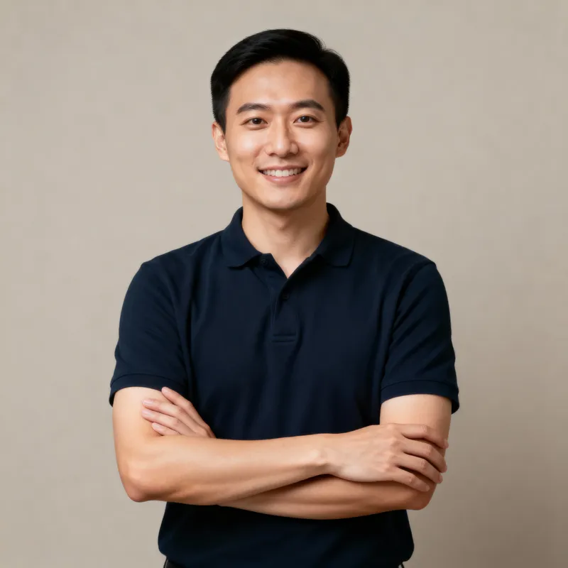 Studio-Quality Half-Body ID Photo