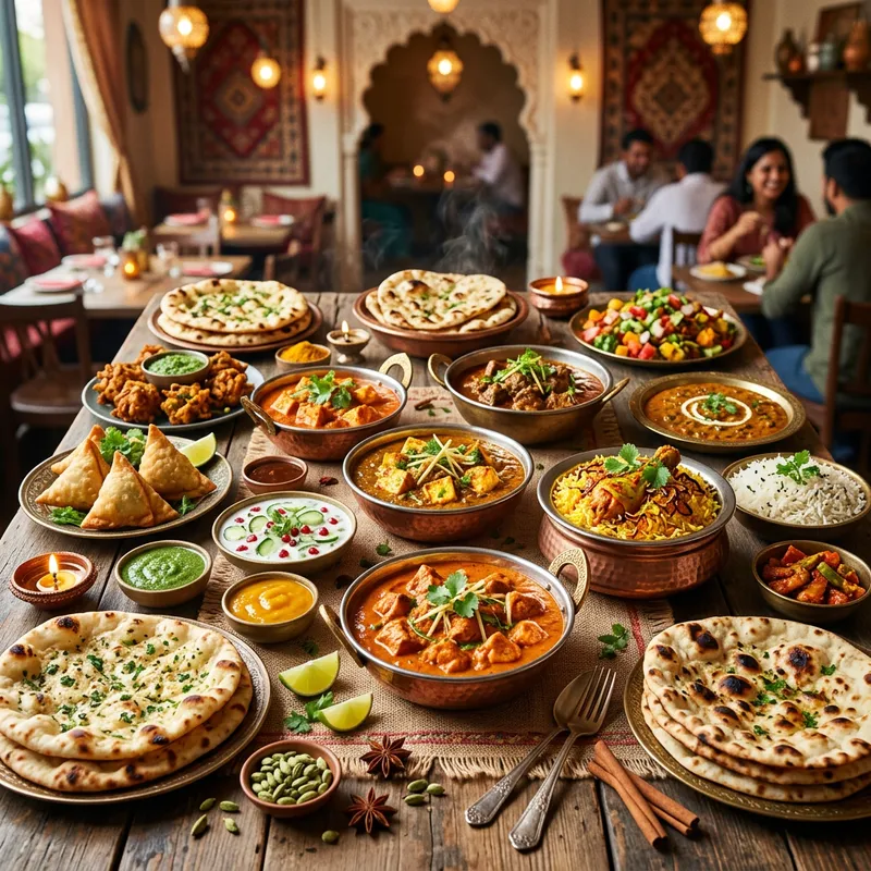 Aromatic & Sublime Indian Food Display
