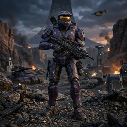 Halo 3 Spartan II Dark Purple Armor Guide