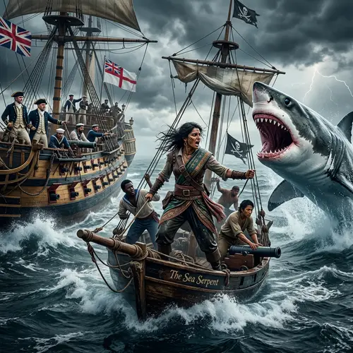 Female Pirate Chase | Intense Sea Scene from Golden Age of Piracy