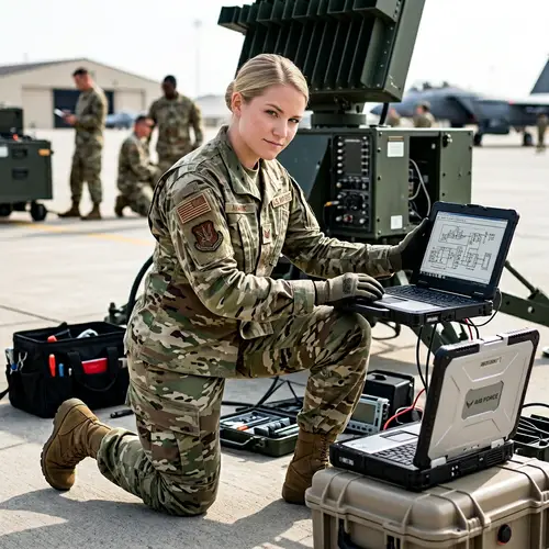 Sexy Military Match for Radar Mechanics