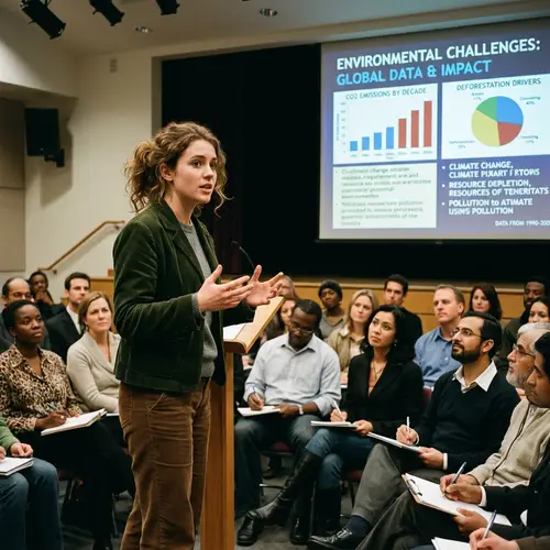 Passionate Environmental Presentation in 2006