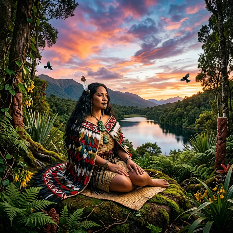 Papatuanuku Maori Earth Mother Art - Indigenous Tribute Papatuanuku Maori Earth Mother Art - Indigenous Tribute