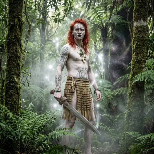 Patupaierehi Elf: Mythical Maori Creature with Gothic Elements