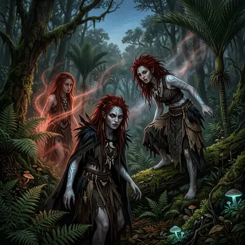 Patupaierehi Elves in Maori Mythology: Cosmic Vampires with Fiery Red Hair