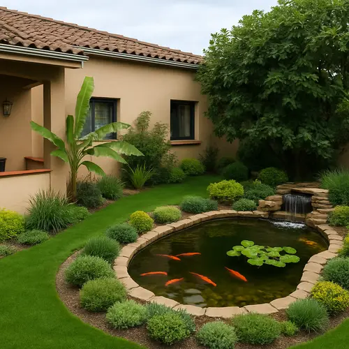 Outdoor Design with Pool in Home Style