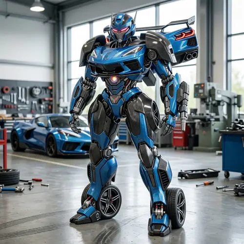 Female Transformer: C8 Corvette Stingray Design