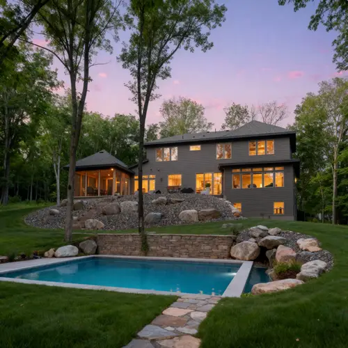 Stylish Backyard Pool Installation