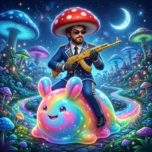 Mushroom Man in 3D: A Whimsical Adventure