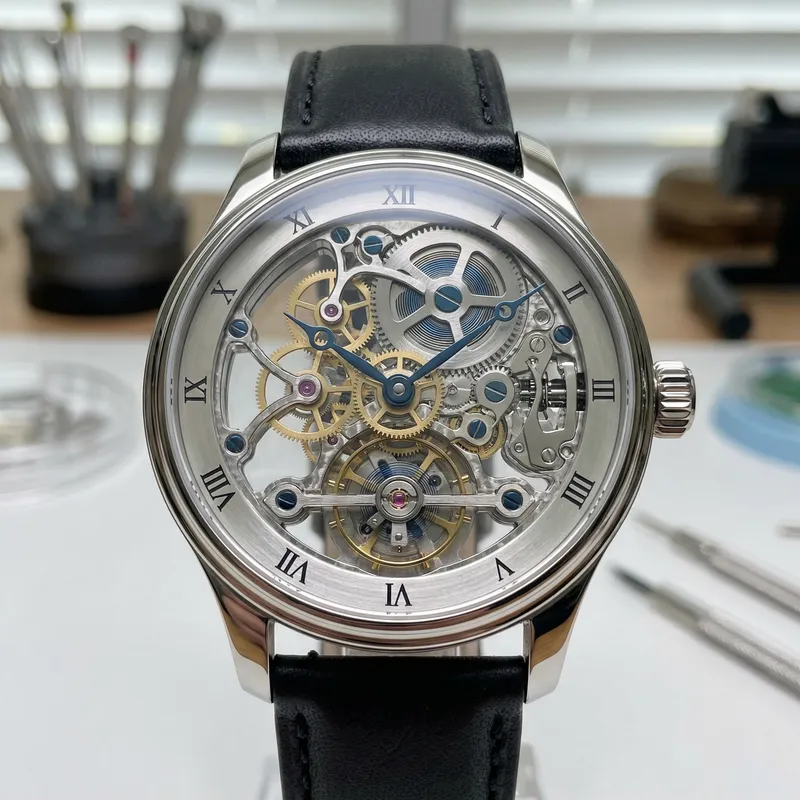 Stunning Technical Wristwatch with Exposed Gears