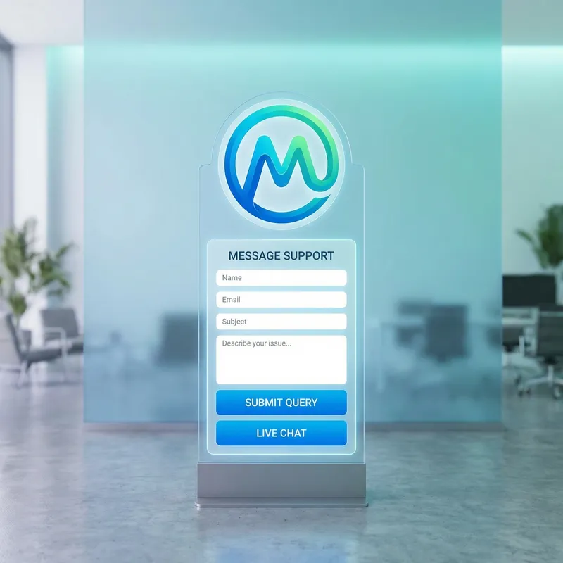 Modern 3D Messaging App Banner Design | User-Friendly Form