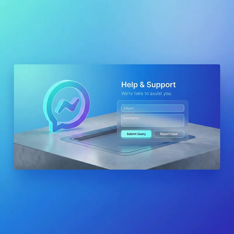 Interactive Telegram Form Banner with Modern Design