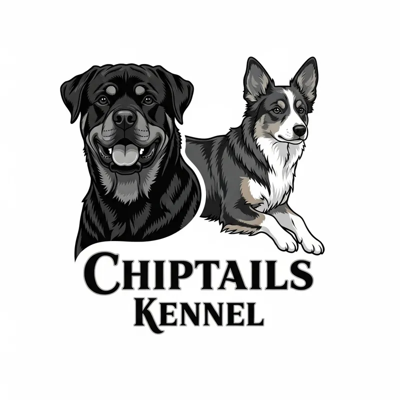 Chiptails Kennel | Rottweiler & Miniature Shepherd Logo