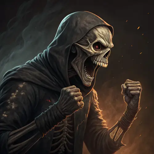 Angry Skeleton Art: Discover the Fury