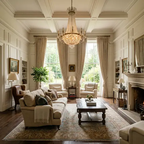 Luxurious Living Room Design: Grand, Spacious, Elegance