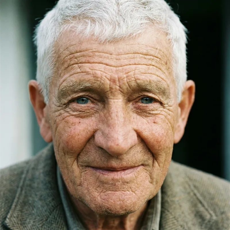 Old Man Portrait - Wisdom Captured in Detail