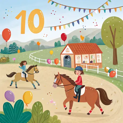 Happy 10th Birthday: Horses & Games Celebration