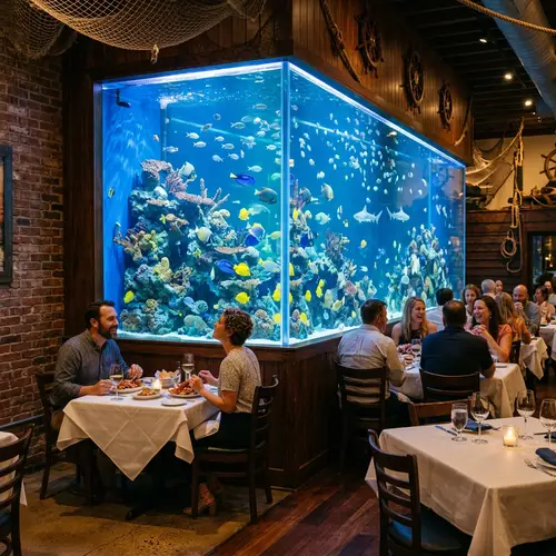 Stunning Custom Aquariums for Seafood Restaurants