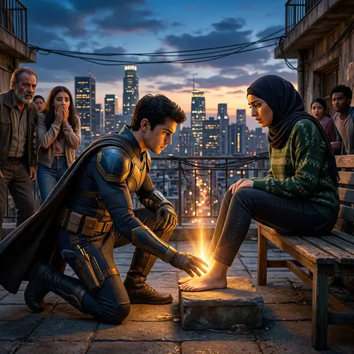 Tom Holland Saving the World with a Dramatic Foot Interaction