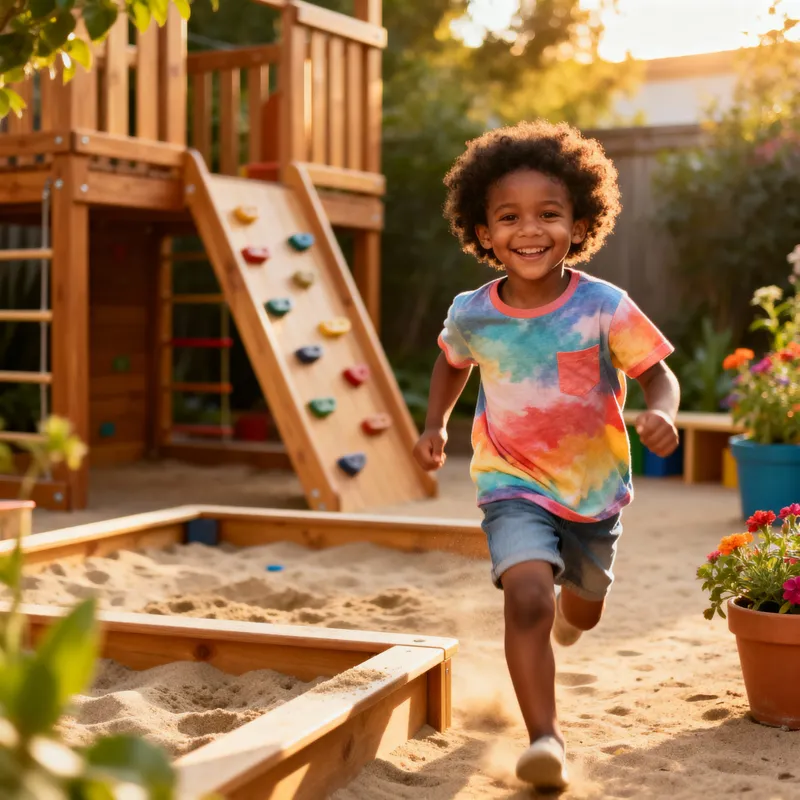 Montessori Outdoor Play for African-American Kids