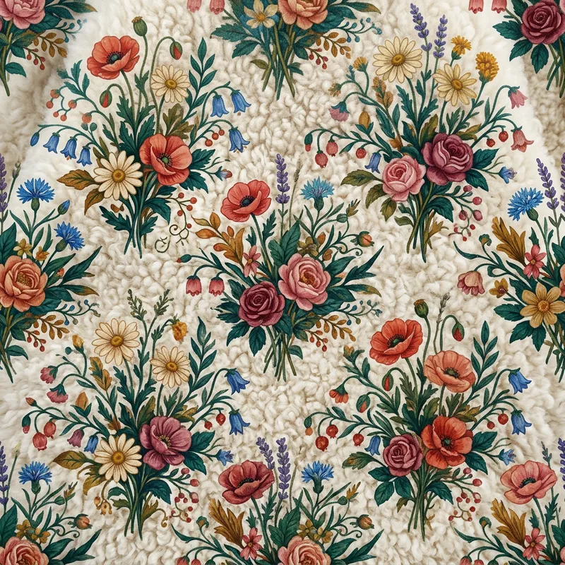 Floral Sheepskin Jacket Pattern Guide Floral Sheepskin Jacket Pattern Guide