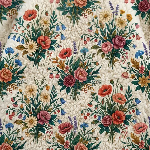 Floral Sheepskin Jacket Pattern Guide