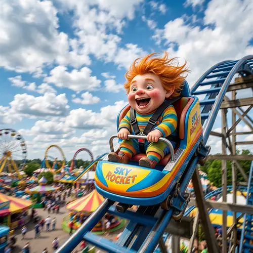 Fantastical Oompah Riding Rollercoaster - Thrill and Excitement