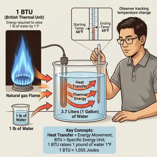 Heat Transfer Concept: Exploring BTU with Illustrated Example