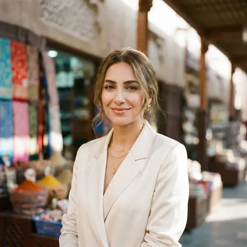 Modern Middle-Eastern Woman Portrait on Instagram