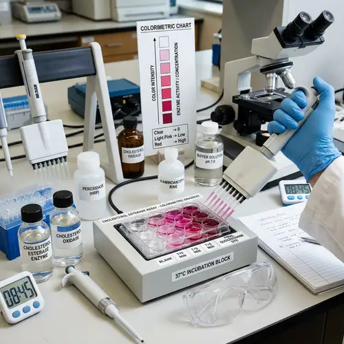 Laboratory Cholesterol Esterase Assay Experiment