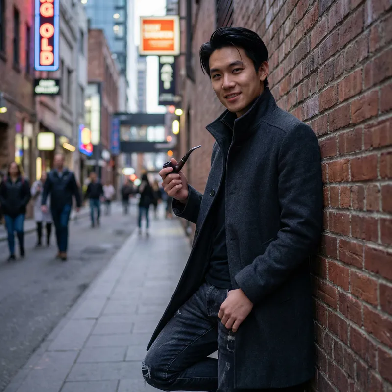 Park Jimin BTS Smoking: Asian Male Pop Star Urban Style