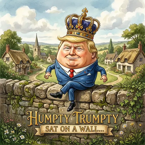 Humpty Trumpty: Trump on the Wall