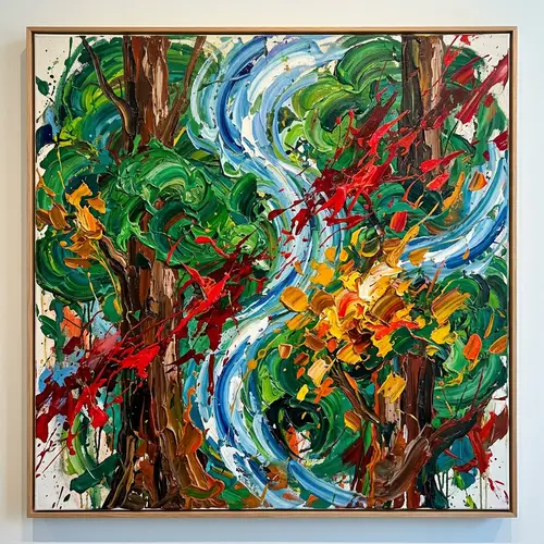 Forest Conservation Abstract Expressionism Art
