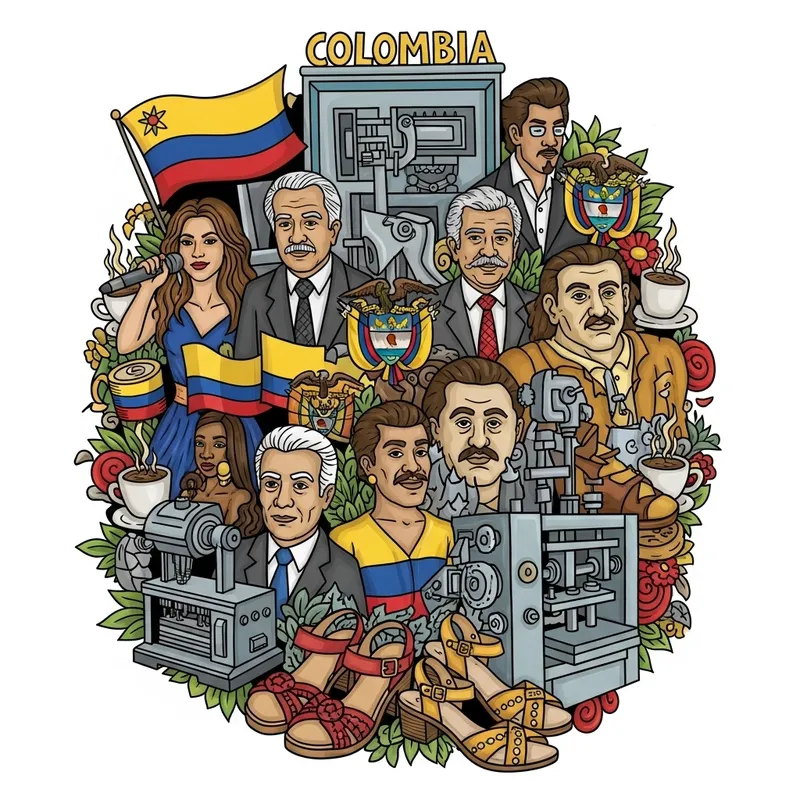Doodle Art Celebrating Colombian Culture & Fashion Doodle Art Celebrating Colombian Culture & Fashion