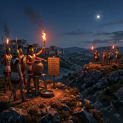 Polybius's System for Signaling Military Events: Ancient Greek Communication Method