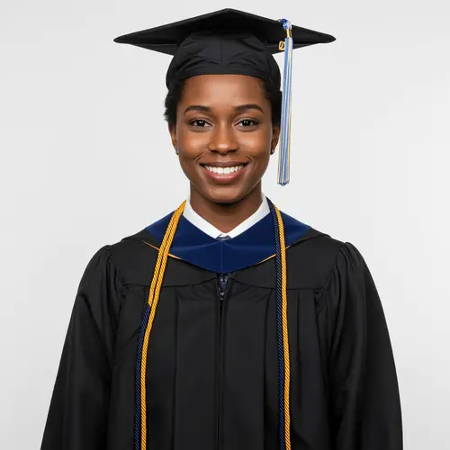 Bachelor's Graduation Cap and Gown