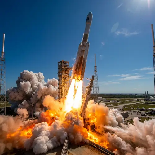 Rocket Launch Moment Captured