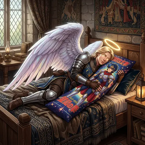Archangel Gabriel from Ultrakill | Angelic Figure in Bed