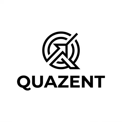 Sleek & Modern Logo Design for IT Company Quazent