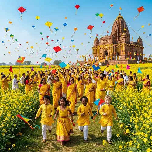 Basant Panchami Festival: Diverse Celebration of Spring with Kite Flying